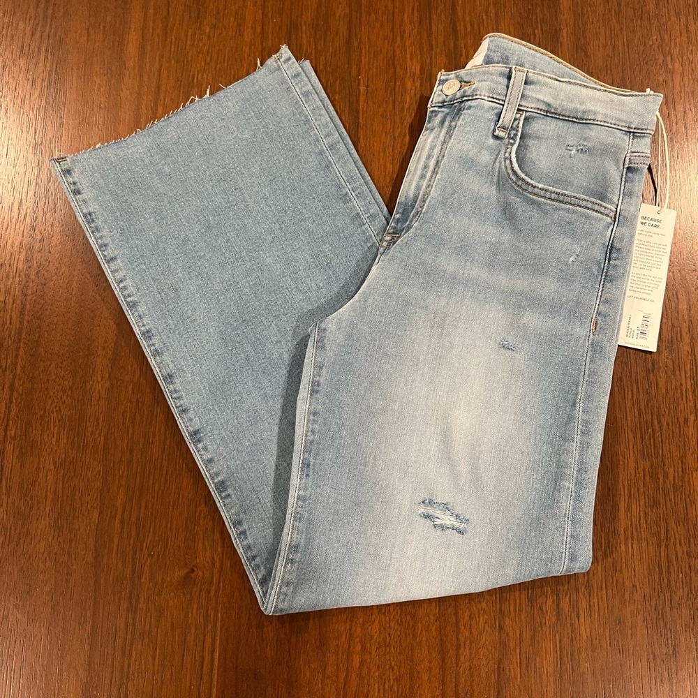 Hudson Jeans Rosalie High-rise Wide Leg Denim | Size: 27 | NWT